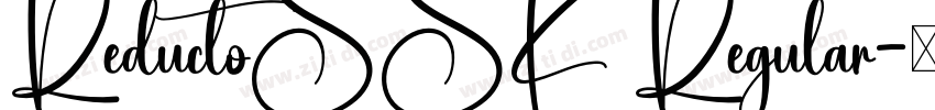 ReductoSSK Regular字体转换
